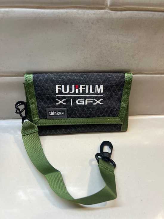 Fujifilm Other - Fujifilm Black and Green Camera Accessory Pouch with Strap NWT